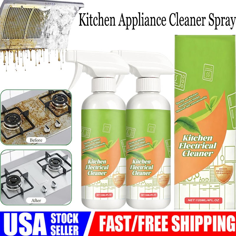 3PCS Electrolyzed Ion Kitchen Cleaner Spray, Cleanse Kitchen Appliance Cleaner