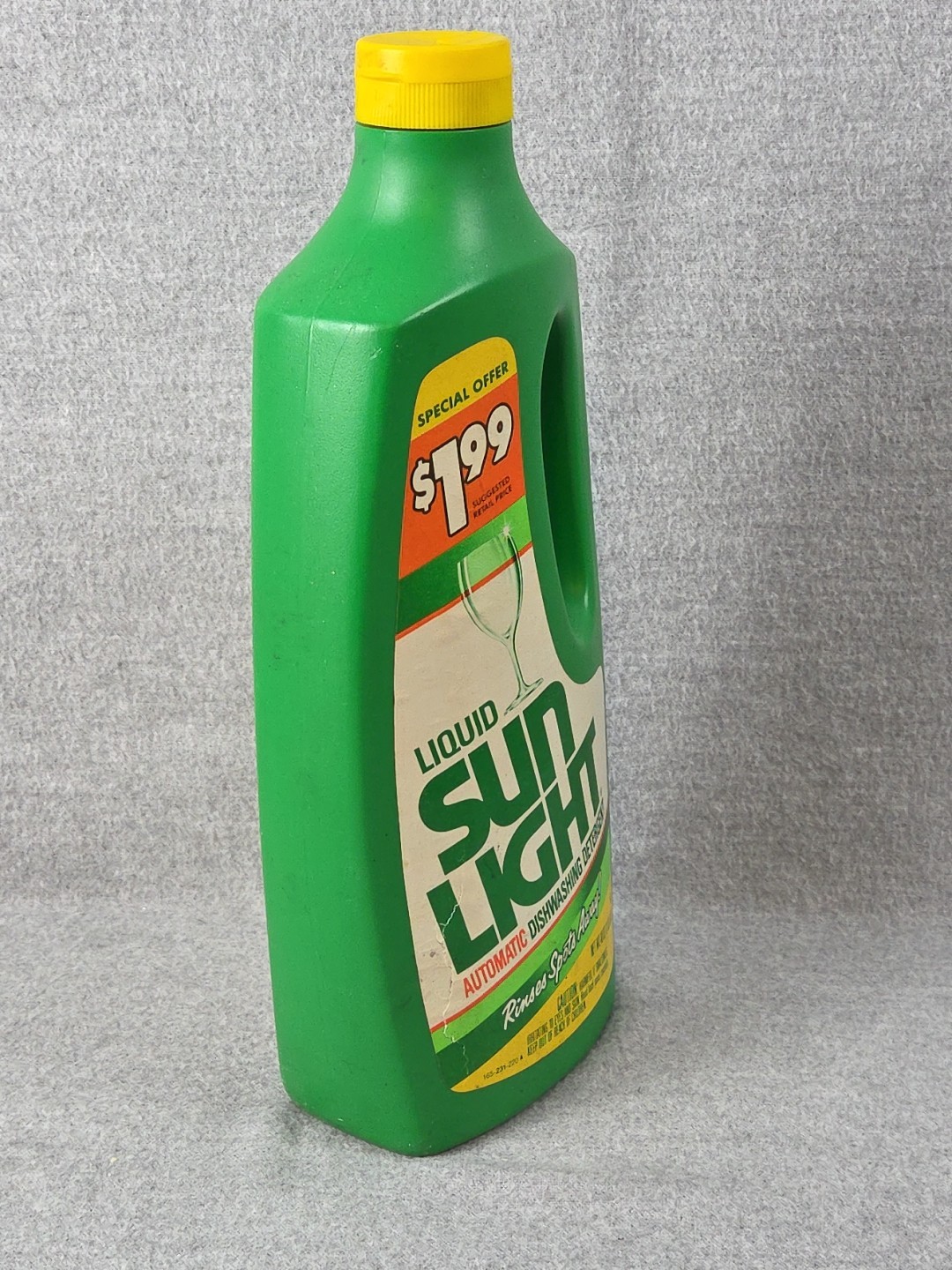 Sunlight Liquid Automatic Dishwashing Detergent 1987 Vintage 40oz Old Stock NEW