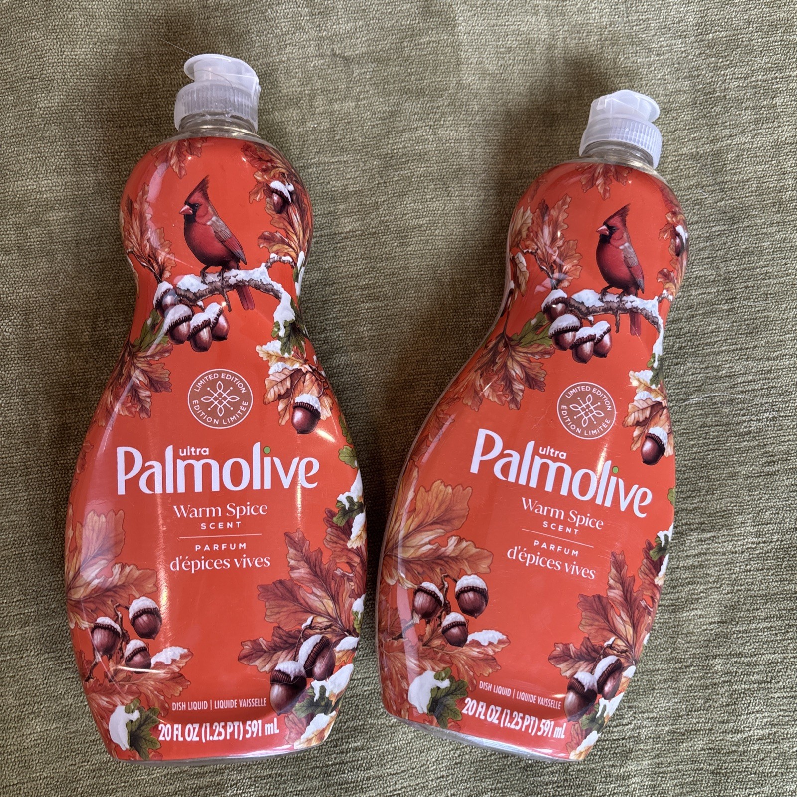 Palmolive Ultra Liquid Dish Soap, Warm Spice Scent 2 Pack Autumn Fall Cleaning
