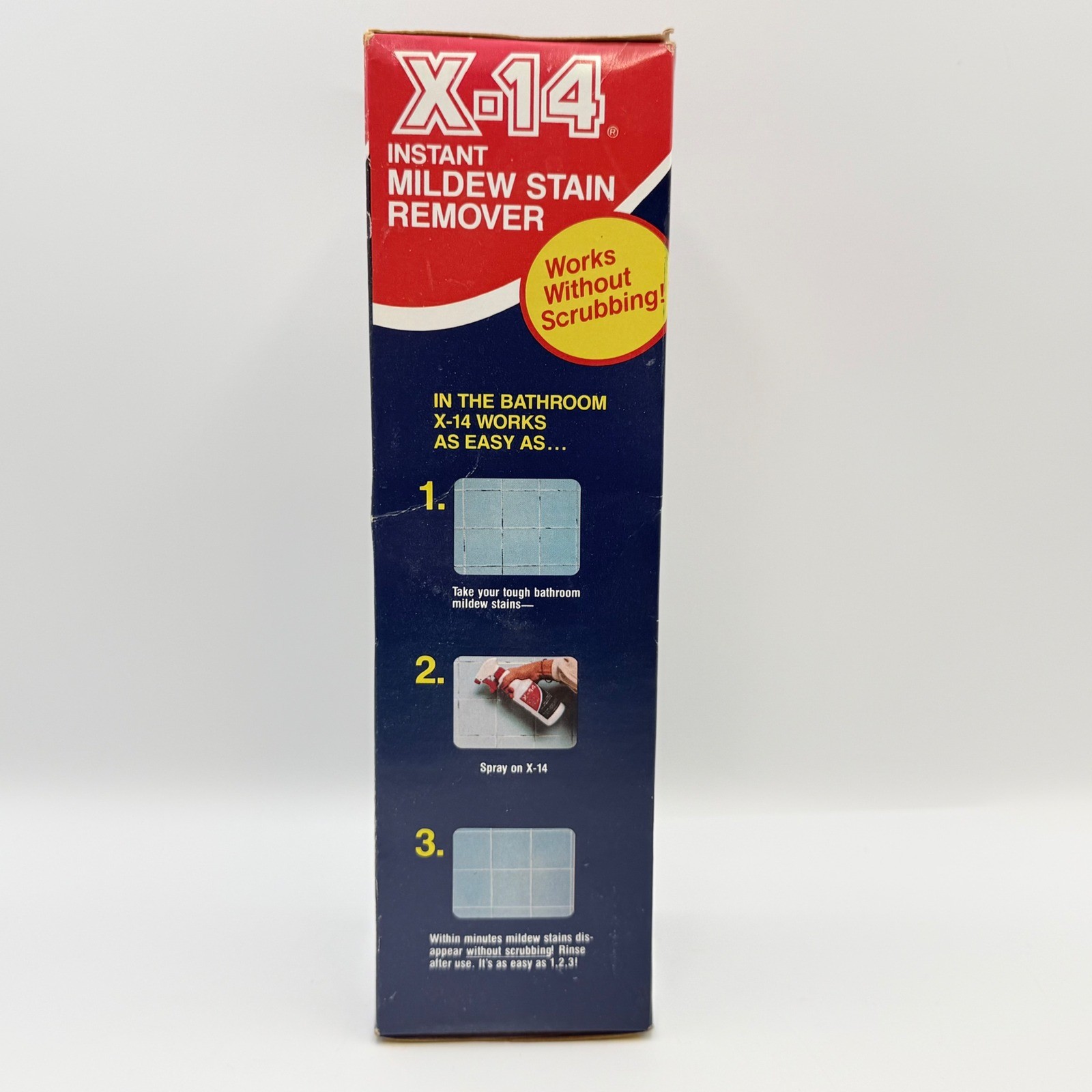 X-14 Instant Mildew Stain Remover 16oz Spray Bottle No Scrubbing Formula New