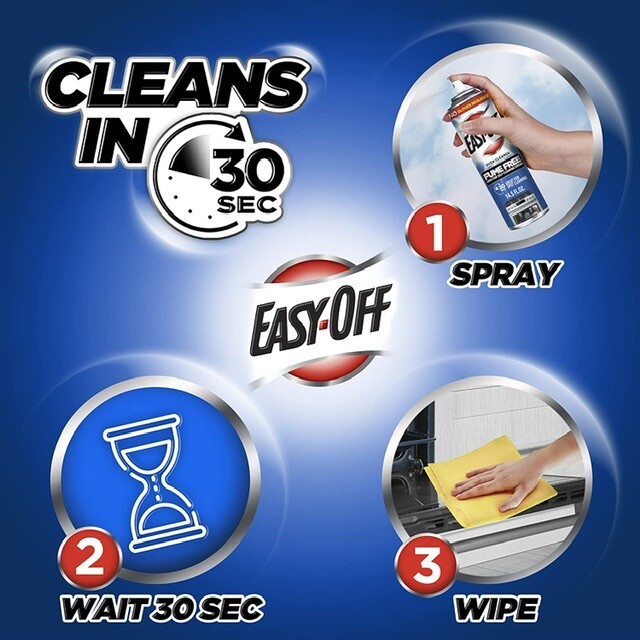 2 PACK Easy-Off Fume Free Oven Cleaner, Lemon 14.5 oz Can GREAT DEAL!!