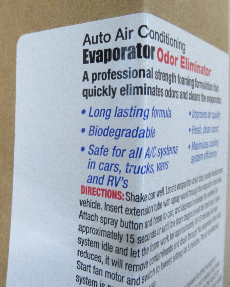 A/C PRO EVAPORATOR ODOR ELIMINATOR OE-1 (765-3141) 8 oz.