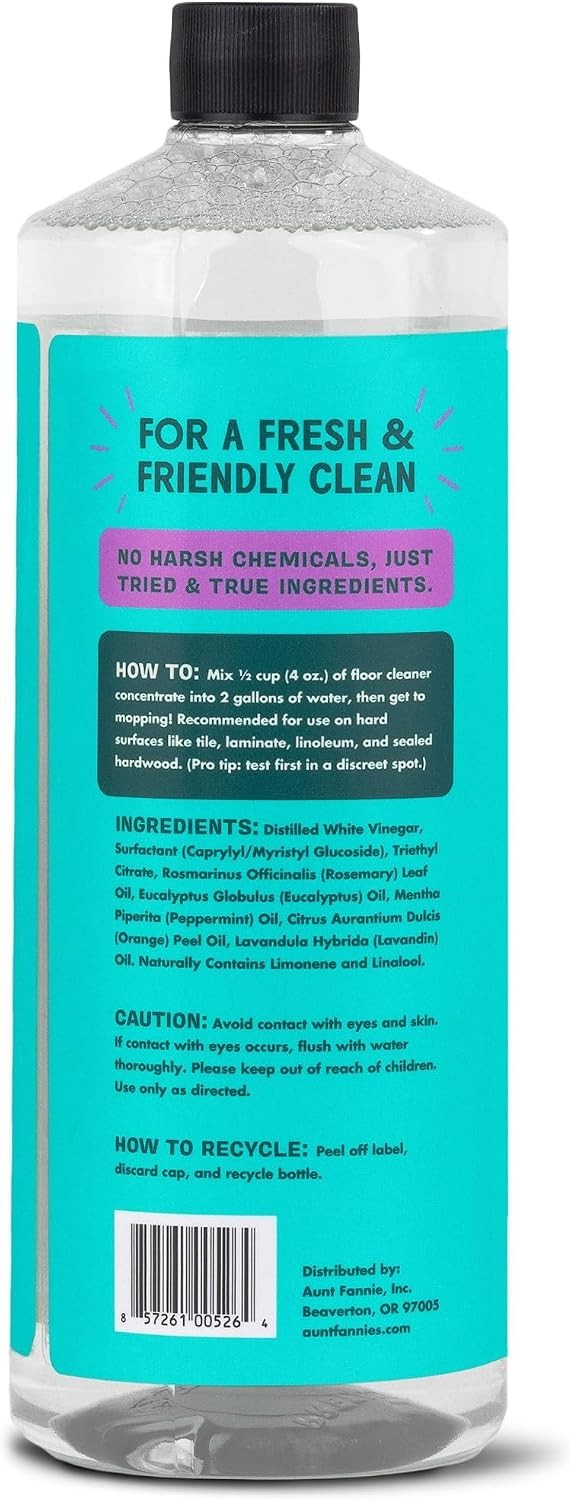 Ultra Concentrated Floor Cleaner Vinegar Wash, Multi-Surface Solution For Mop…