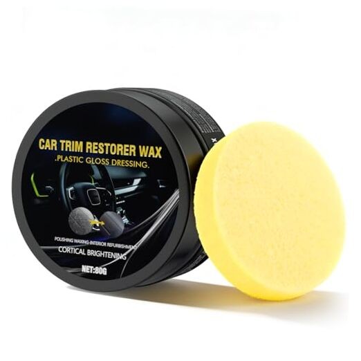 Plastic Restorer for Cars, Highly Concentrated Ceramic Coating Back to Black