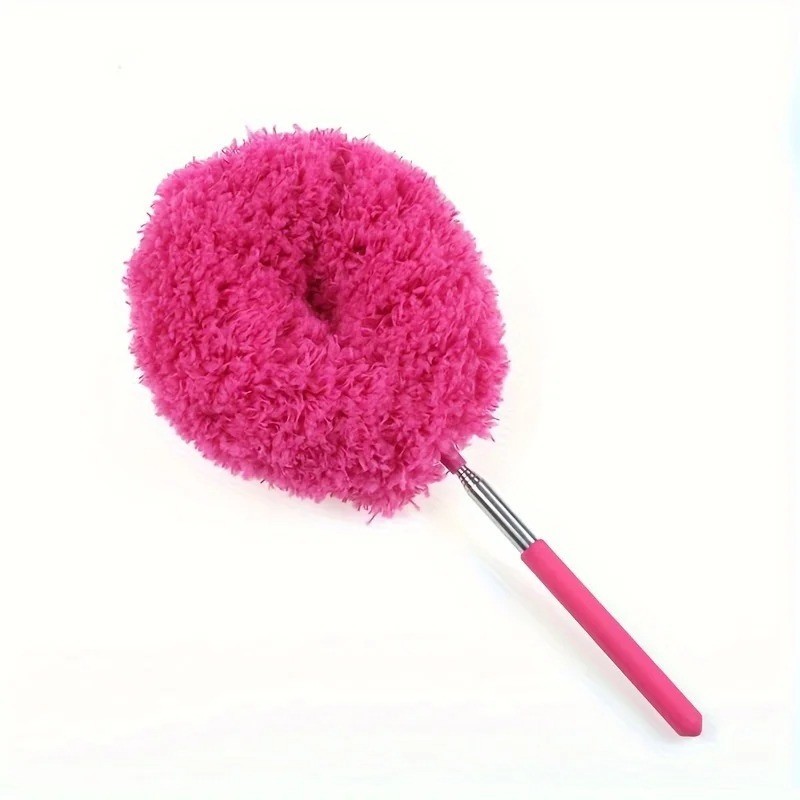 Extendable Ceiling Fan Duster, Long Reach Ring Brush for Easy Dust Cleaning