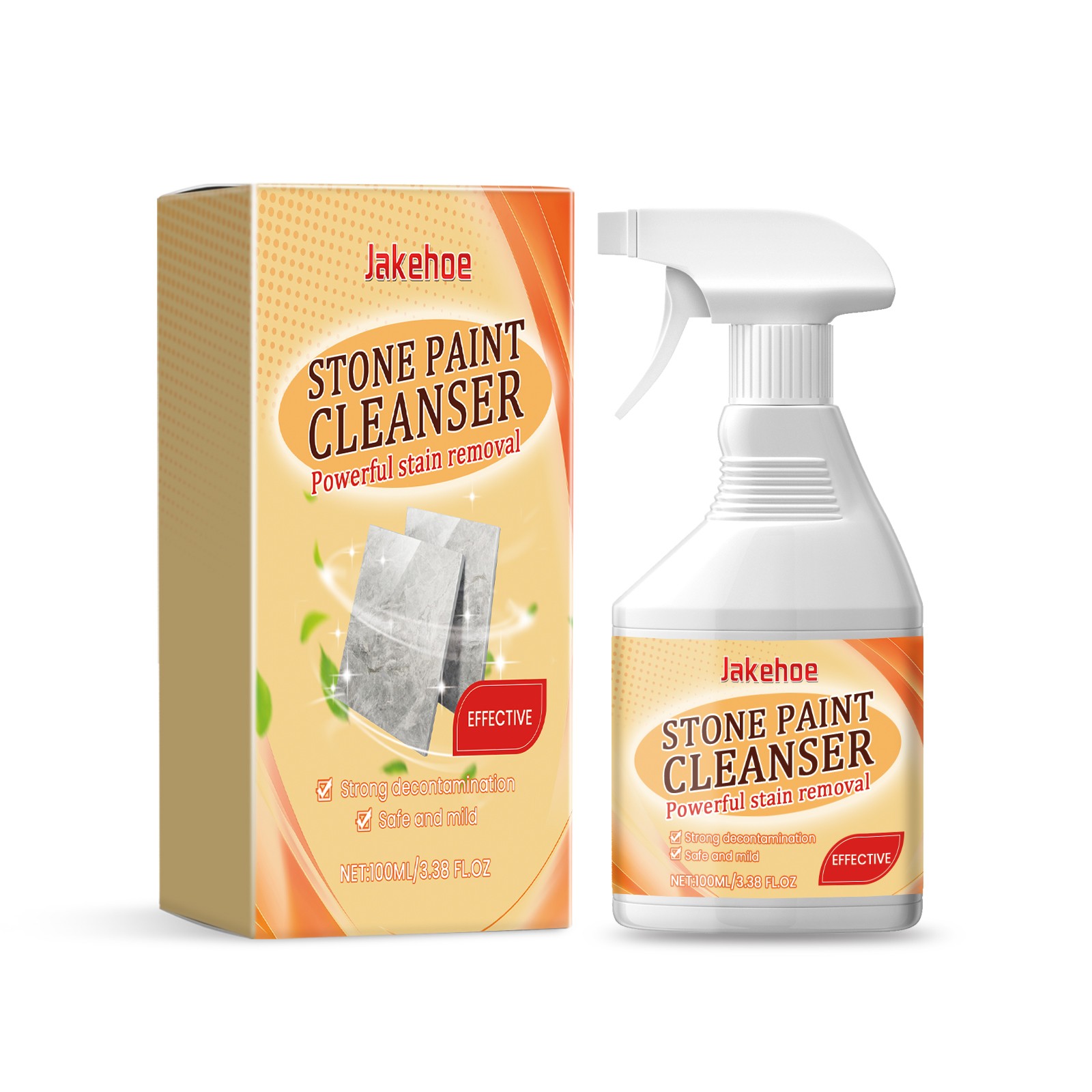 Stone Surface Cleaner Polish Gentle Home Wall Care Long Lasting Shine Spray