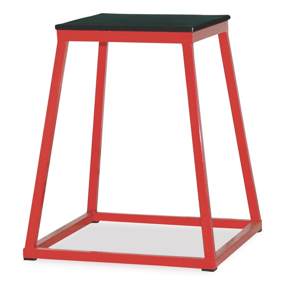 Champion Sports PXB24 21″ x 21″ Base 24″H Plyo Box – Red/Black New