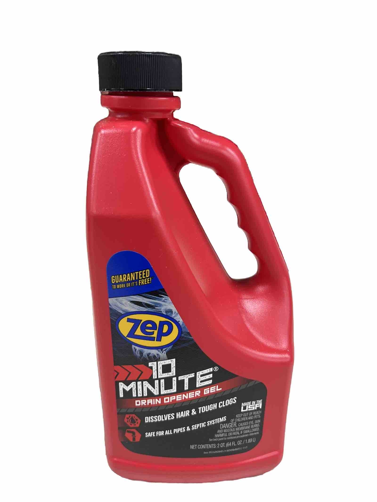 (3 PACK) ZEP 10-Minute Drain Opener Gel 64 Oz Each