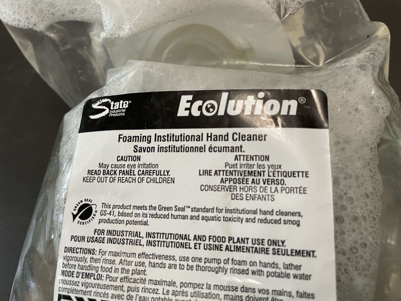 Ecolution Foaming Hand Cleaner Refill 1000 mL No Fragrance, Green Seal 4pk