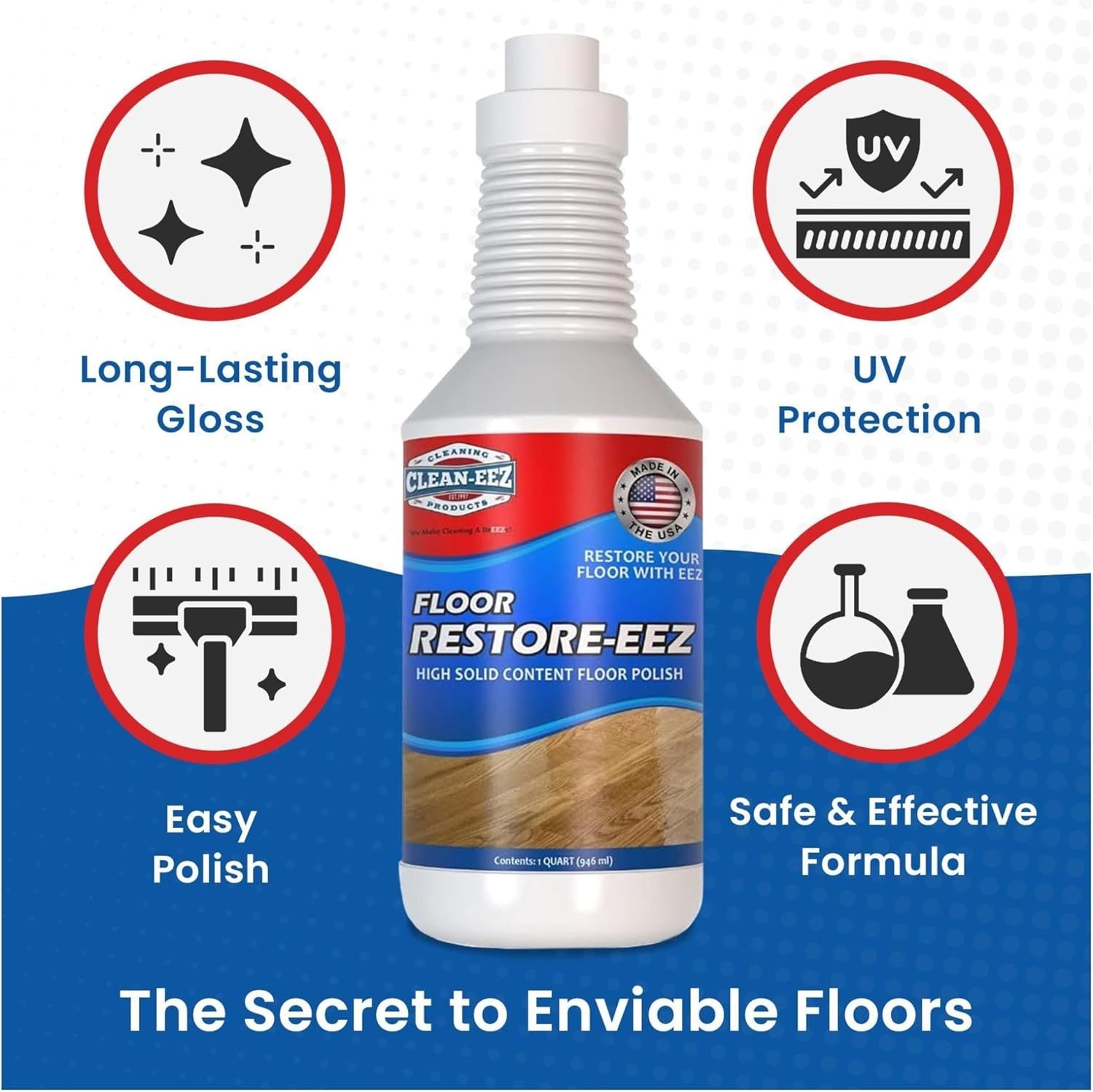 Shine & Protect Wood, Laminate, Vinyl Floors – 1 Bottle