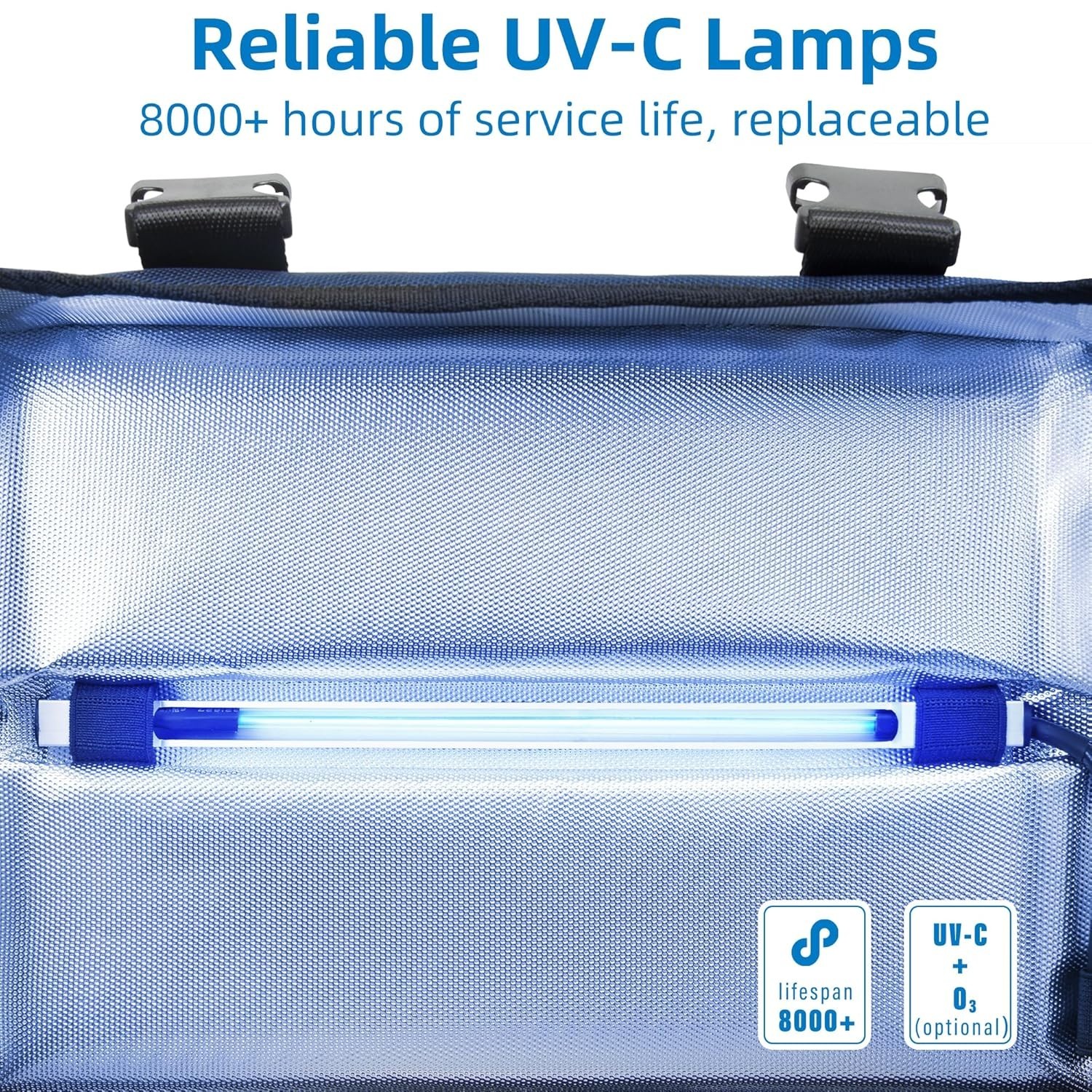 UV Sanitizer Box, 12L Portable Sanitizing and Cleaning Machine with 3-Level T…