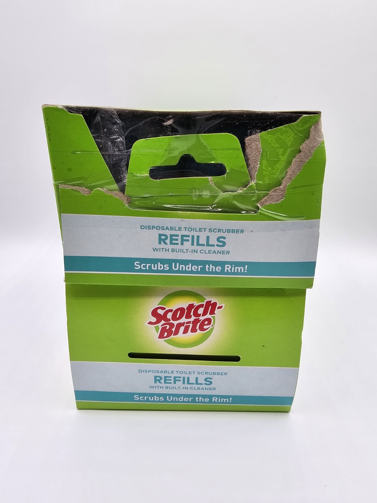 Lot Of 2)12PK Scotch Brite Disposable Scrubber Refills Removes Rust &Hard Water