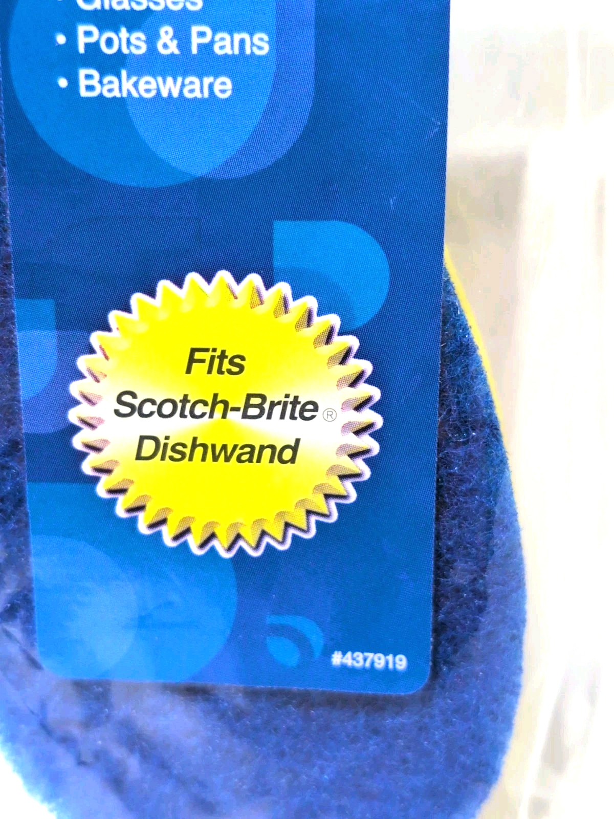 Dawn Dishwand Replacement Refills 437919 Fits Scotch Brite Wand NEW 2 Pk 4 Total