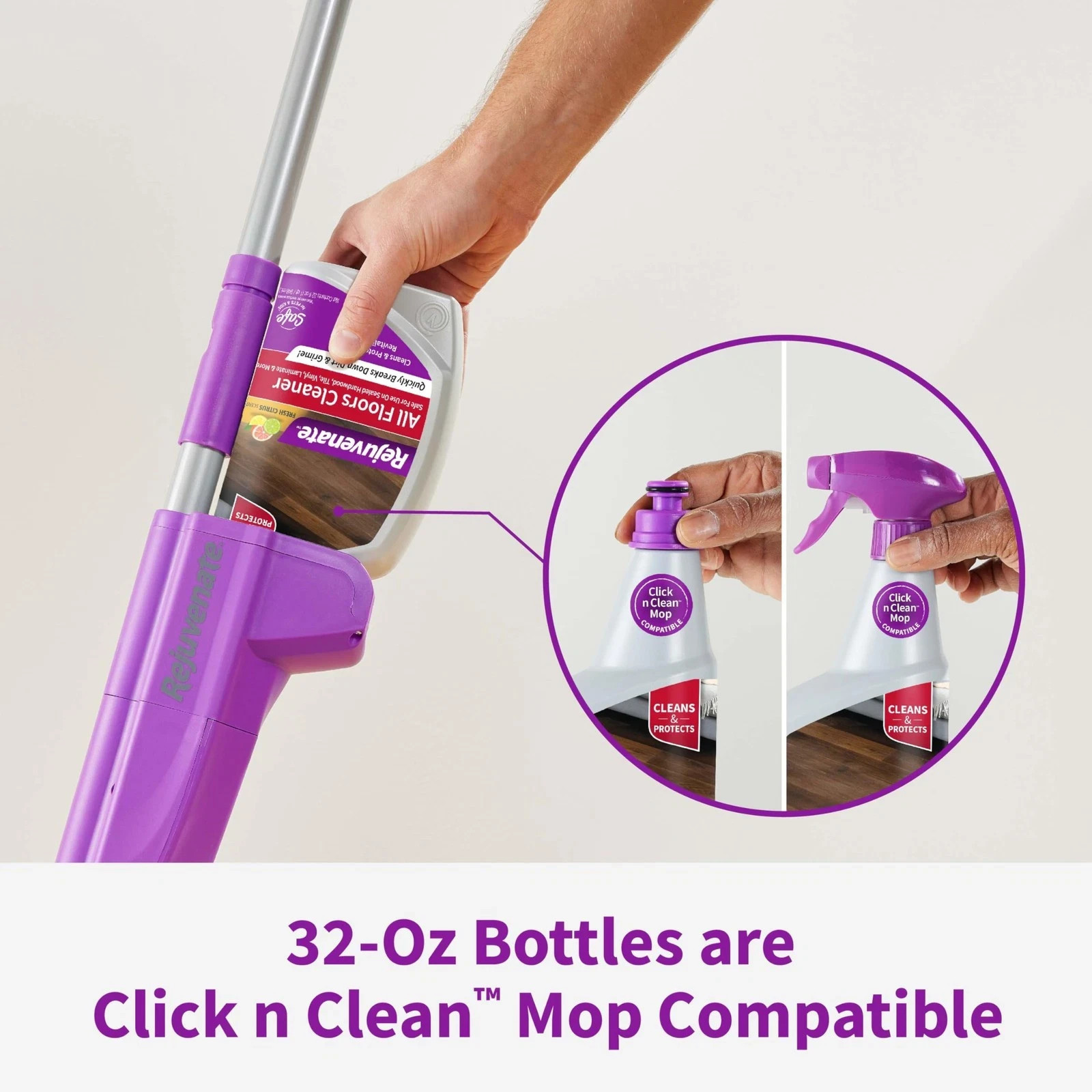 Rejuvenate All Floors Cleaner Refill, Breaks Down 1 Gal (Pack of 1)