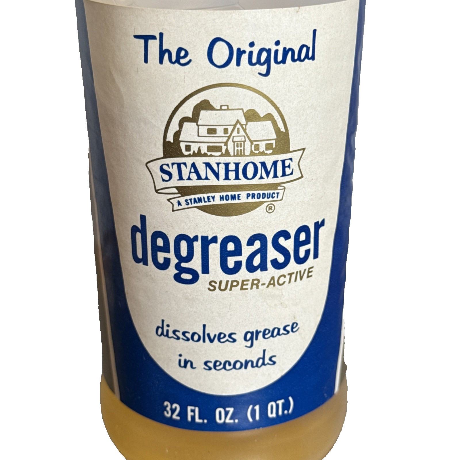 Stanhome Degreaser 32 Oz ( 22oz Left In Bottle)Stanley Gone Products Pantry Prop