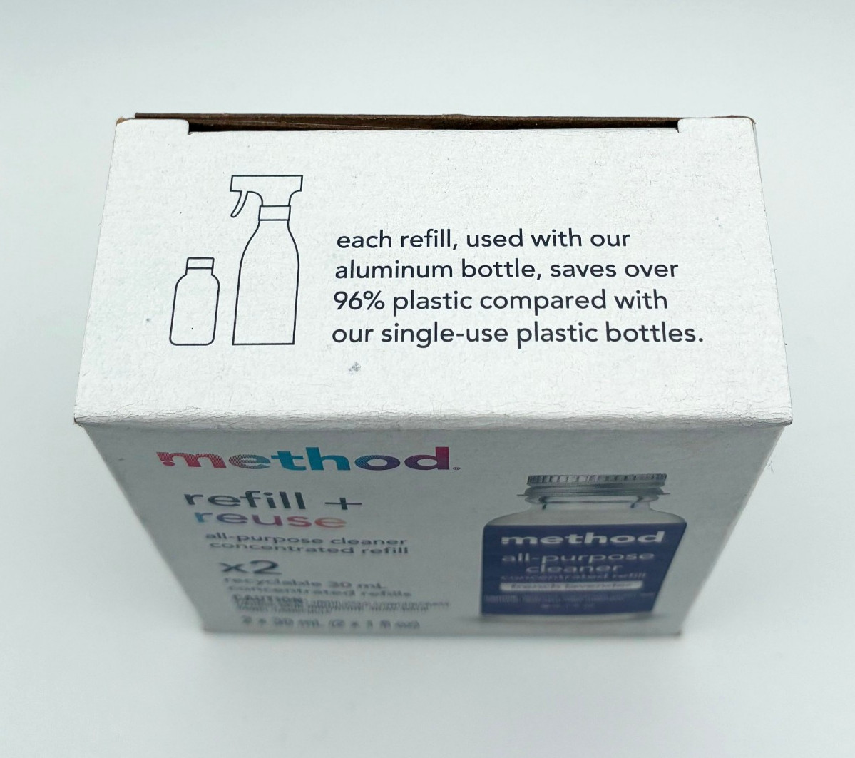 Method French Lavender Concentrated All Purpose Cleaner Refill – 1 oz bottles x2