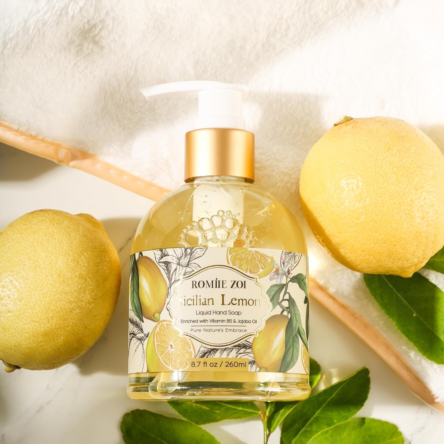 Liquid Hand Soap with Box – Lemon – 260ml/ 8.7 fl.oz