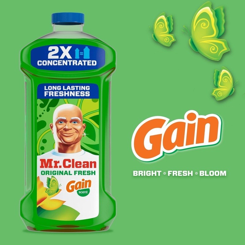 Concentrated Multi Surface Cleaner Gain Scent All Purpose Floor Toilet 41 fl oz