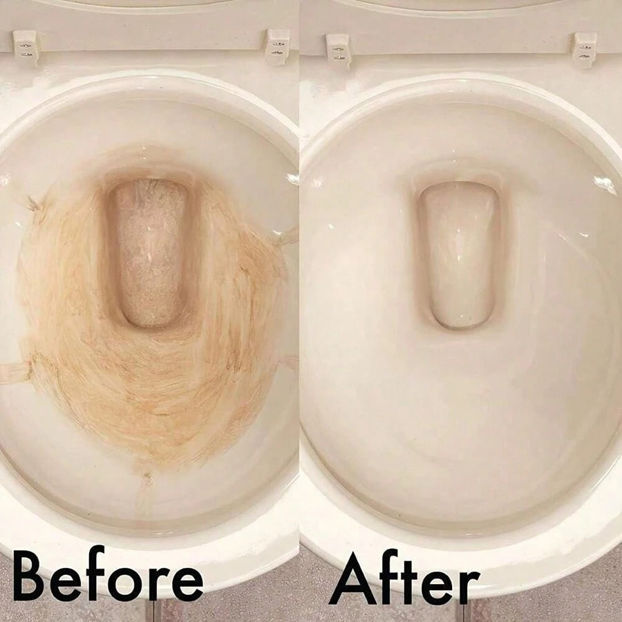 Magnetic Toilet Bowl Cleaner 1/2pcs Chemical Free No Stain Freshener Cleaner