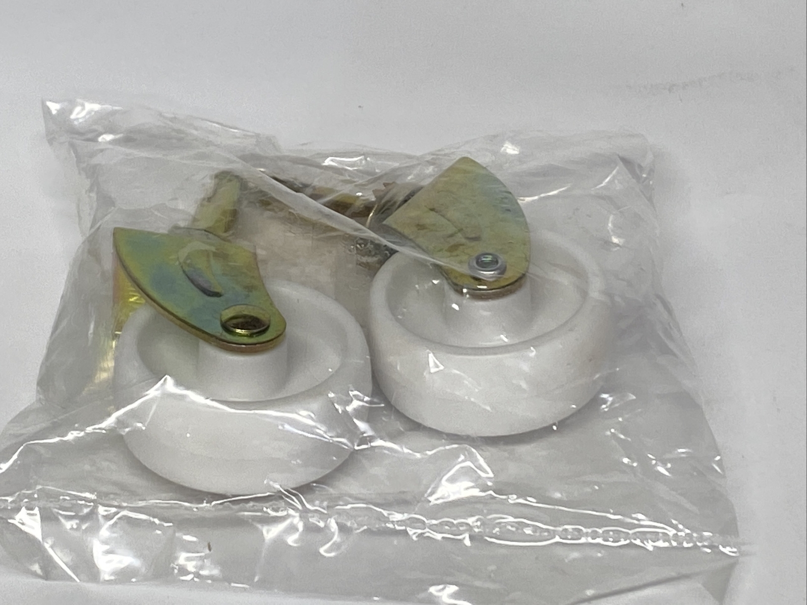 Waxman 4266299LW 2″ Stem Roller Caster White Wheels For 60lbs 2-Pack New