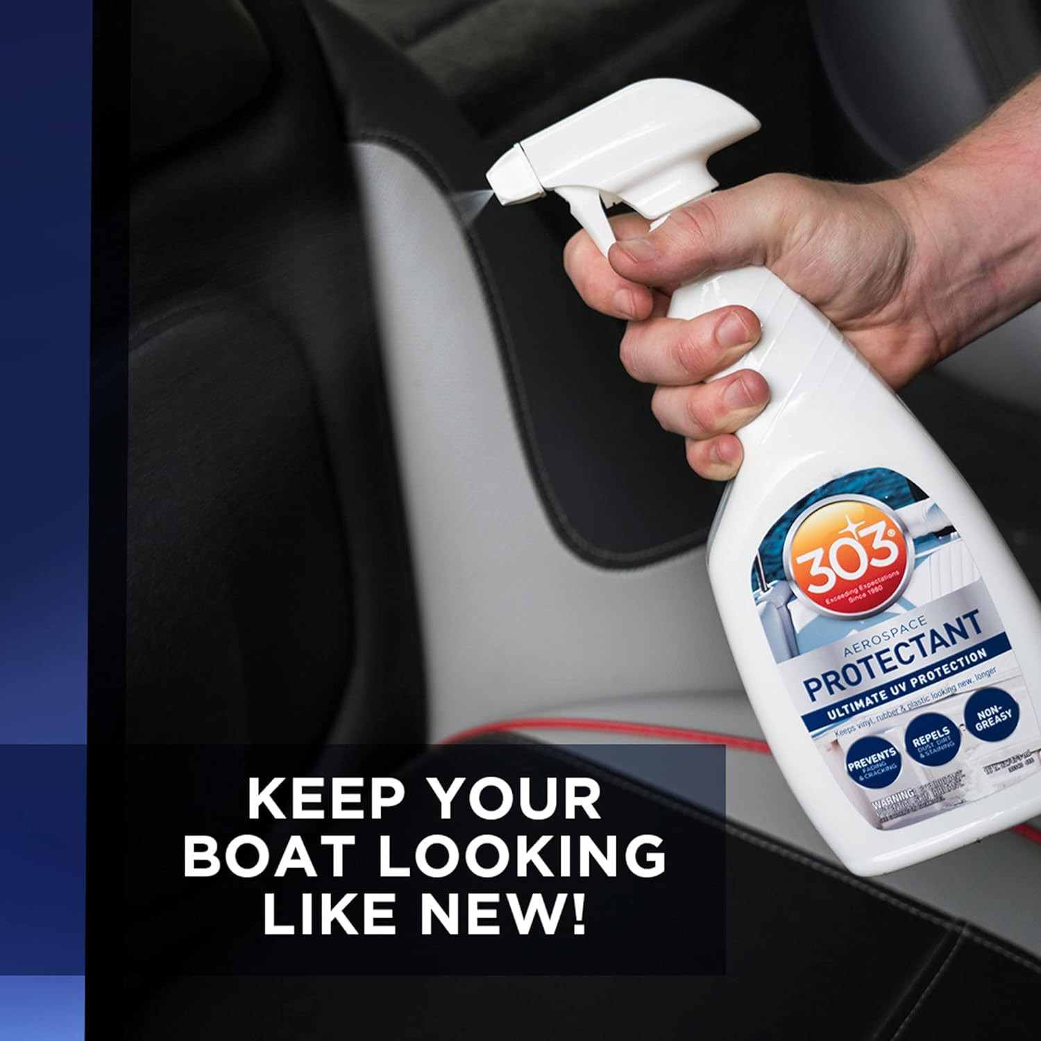 Marine Aerospace Protectant Spray – UV Protection, Repels Dust, Dirt, & Staining