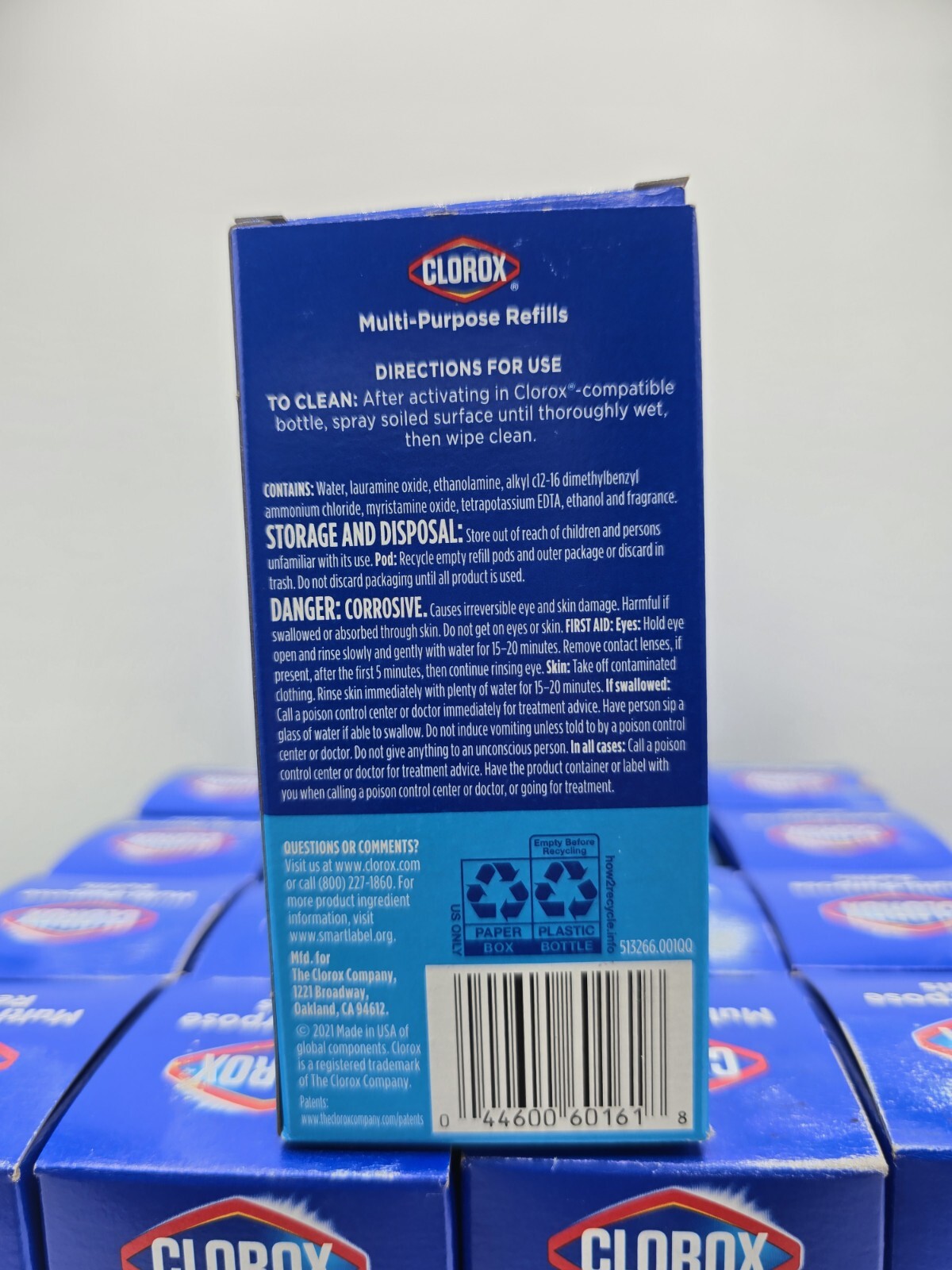 Lot Of 17 Clorox Multi-Purpose Cleaner Refills 2 pack Crisp Lemon New in Box