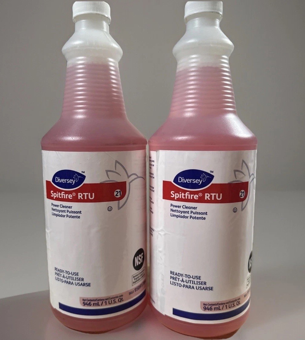 Diversey Spitfire RTU (21) Power Cleaner THREE PACK – 32 oz bottles