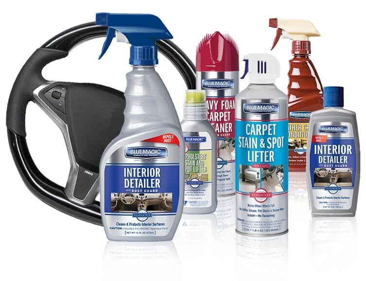 BlueMagic Instant Carpet Stain Remover 22 Ounce Cleans Coffee Grease Pet Stains