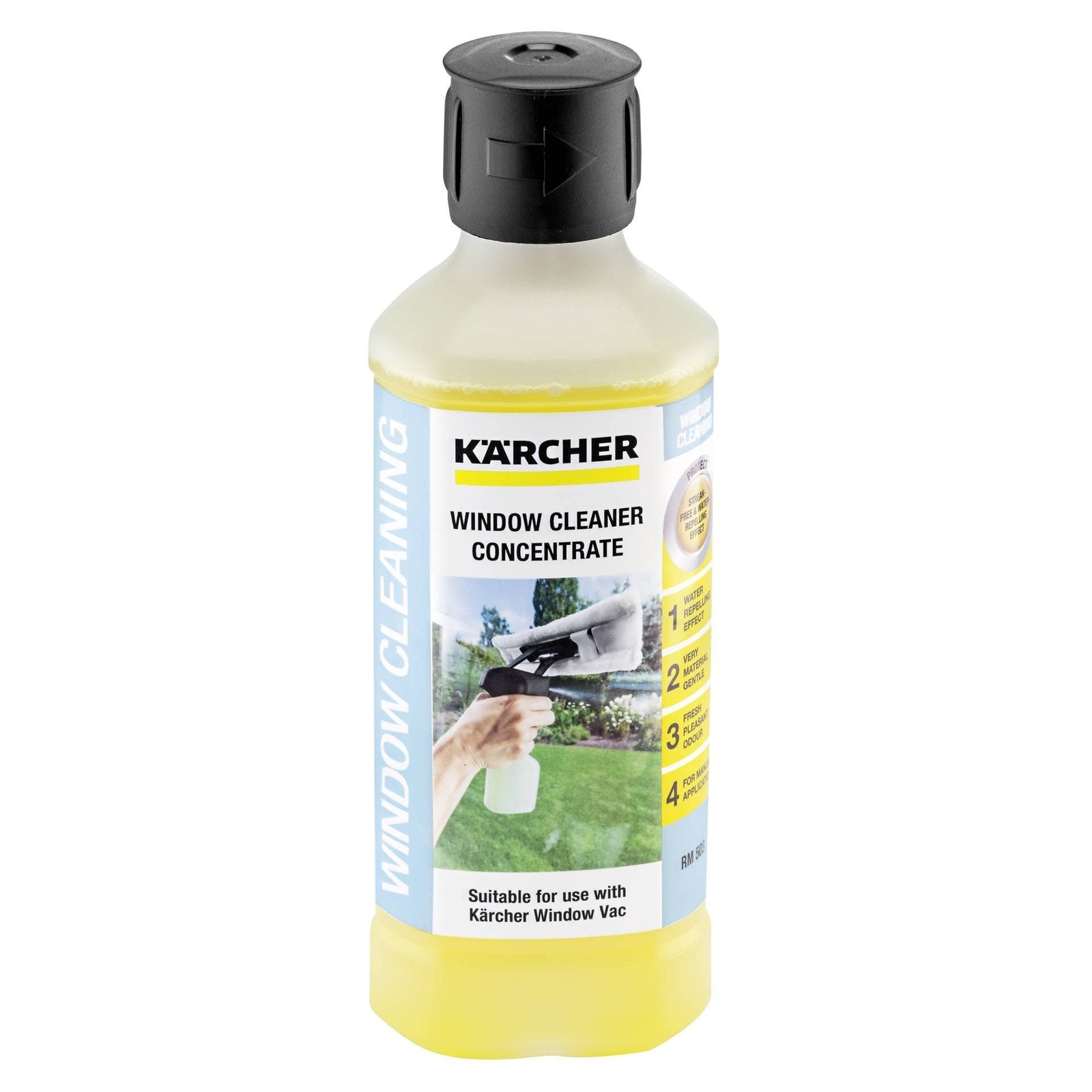 Kärcher Window Cleaner Concentrate – Cleans Windows, Showers, Mirrors, Glas