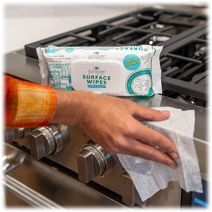 Juniper Clean Multi-Surface Fresh Bleach Scent Wipes – 1 Pack – 72 Count