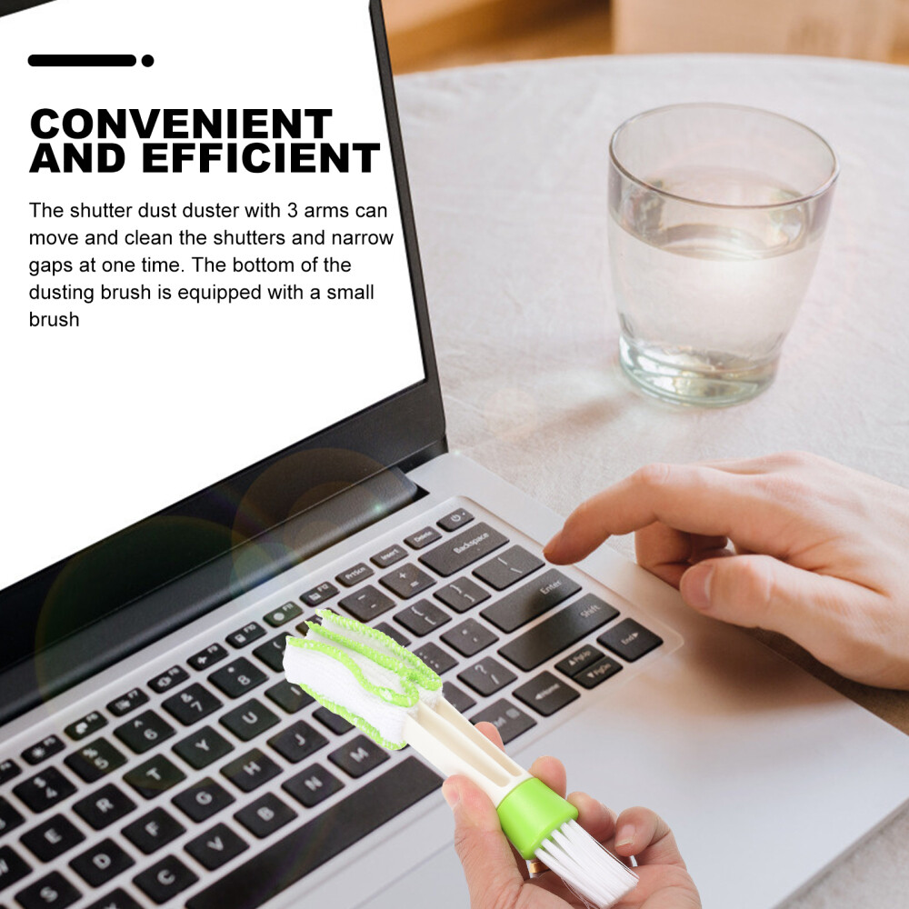 1 Set Window Blind Cleaner Computer Keyboard Brush Interior Crevice Brush
