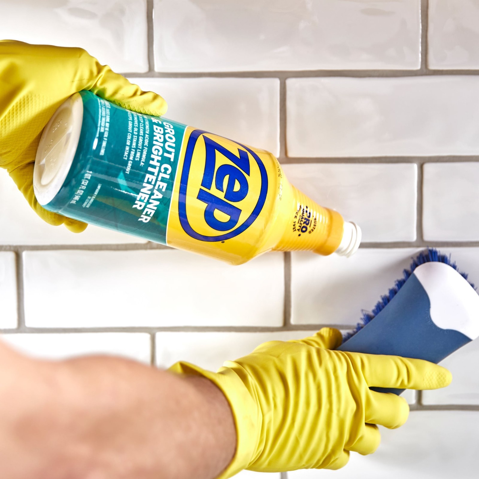(3 Pack) Zep 32 oz Grout Cleaner Brightener Tile Cleaner Deep Cleaning Formula