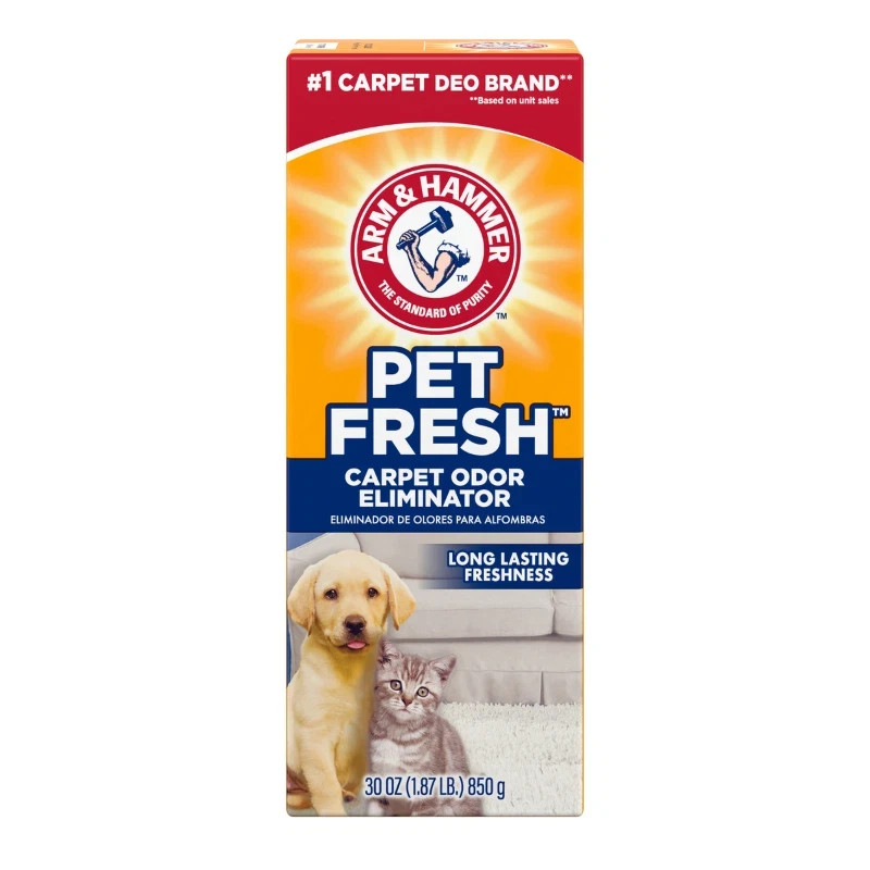 ARM & HAMMER Carpet Odor Eliminator, Pet Fresh, 30 oz. 3 Pack