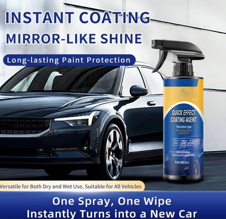 Car Coating Spray,3 In 1 Multi-functional Quick Effect Coating Agent