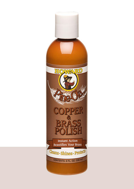Howard Pine-Ola Copper & Brass Polish 8 oz Bottle CB0008 Howard’s