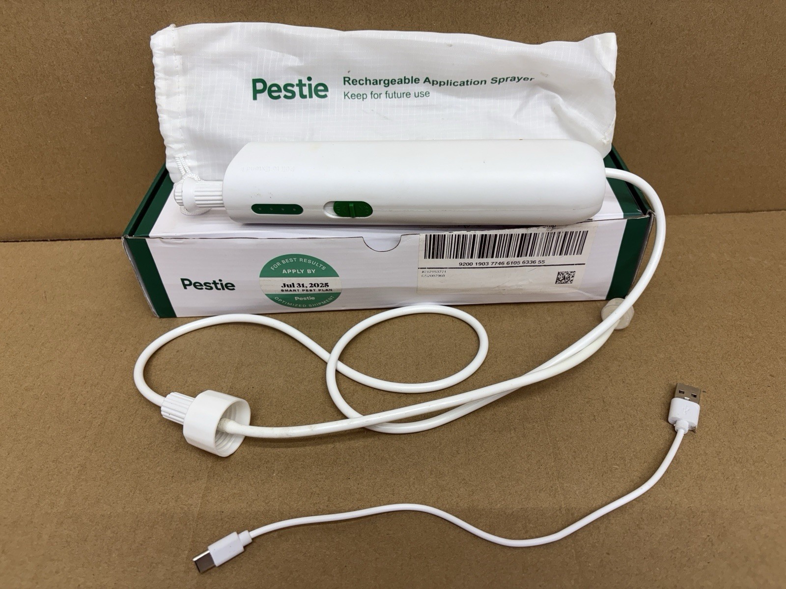 Pestie Rechargeable Sprayer for home and lawn effortless application