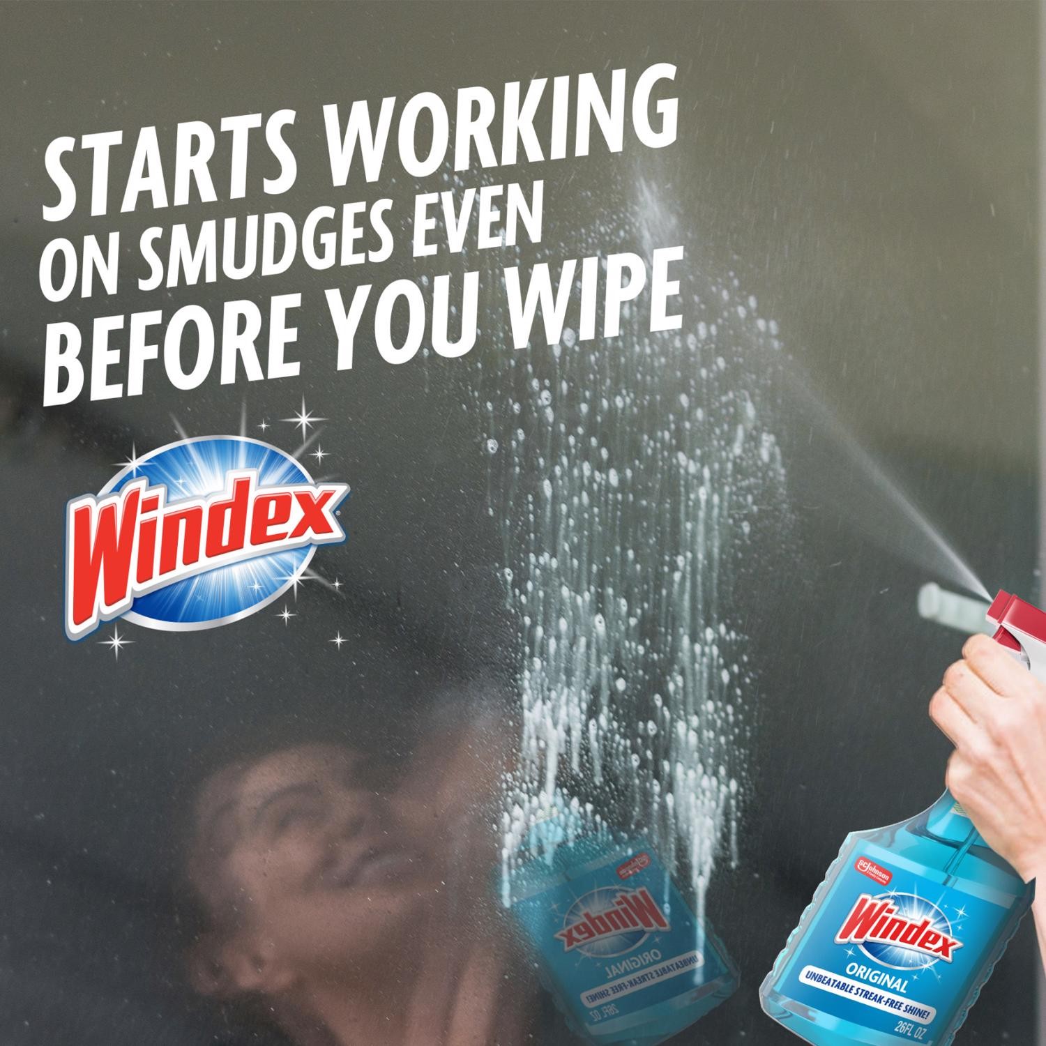 Windex Original No Scent Glass Cleaner 23 oz Liquid (Pack of 8)