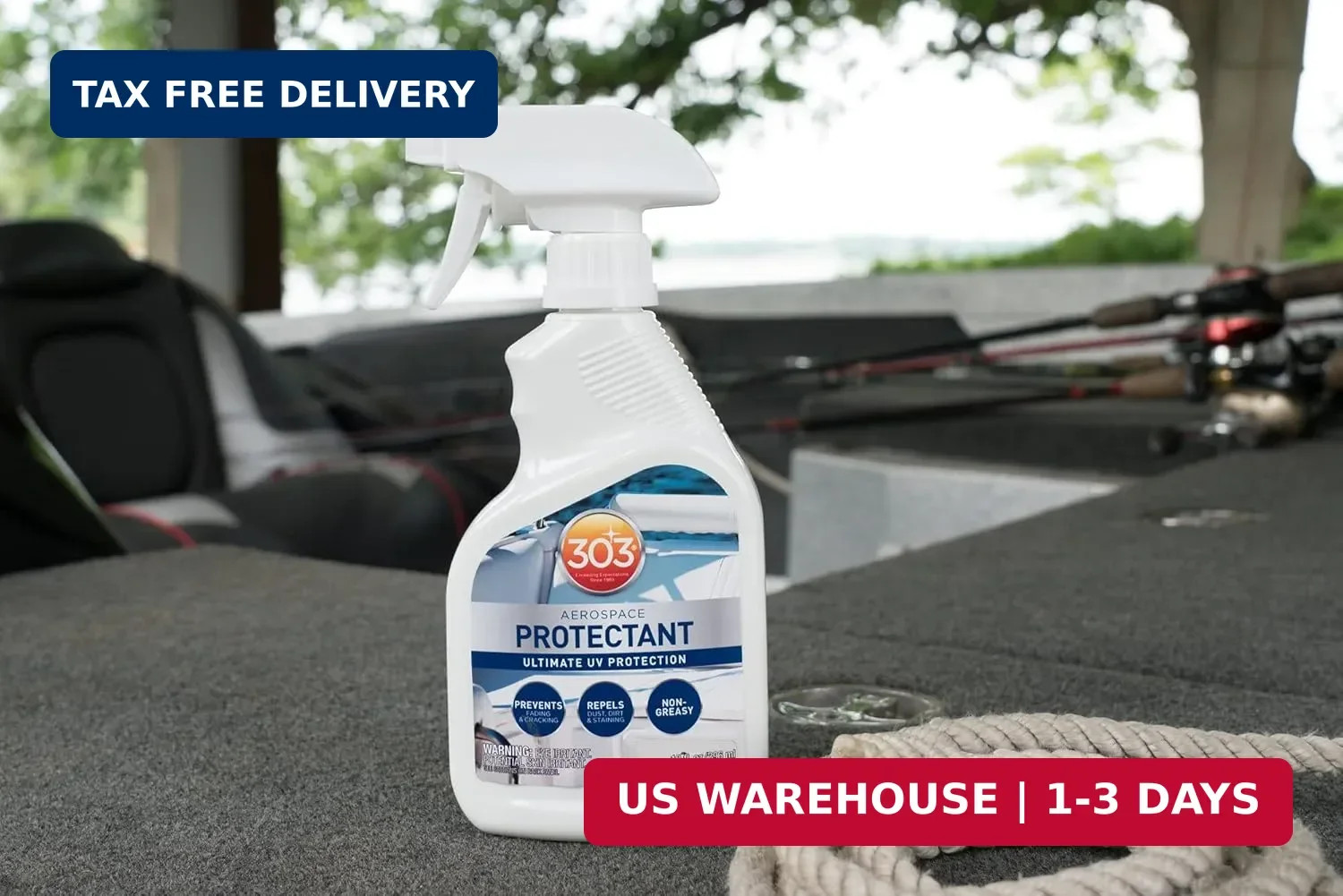 303 Products Marine Aerospace Protectant – UV Protection – Repels Dust, Dirt,…