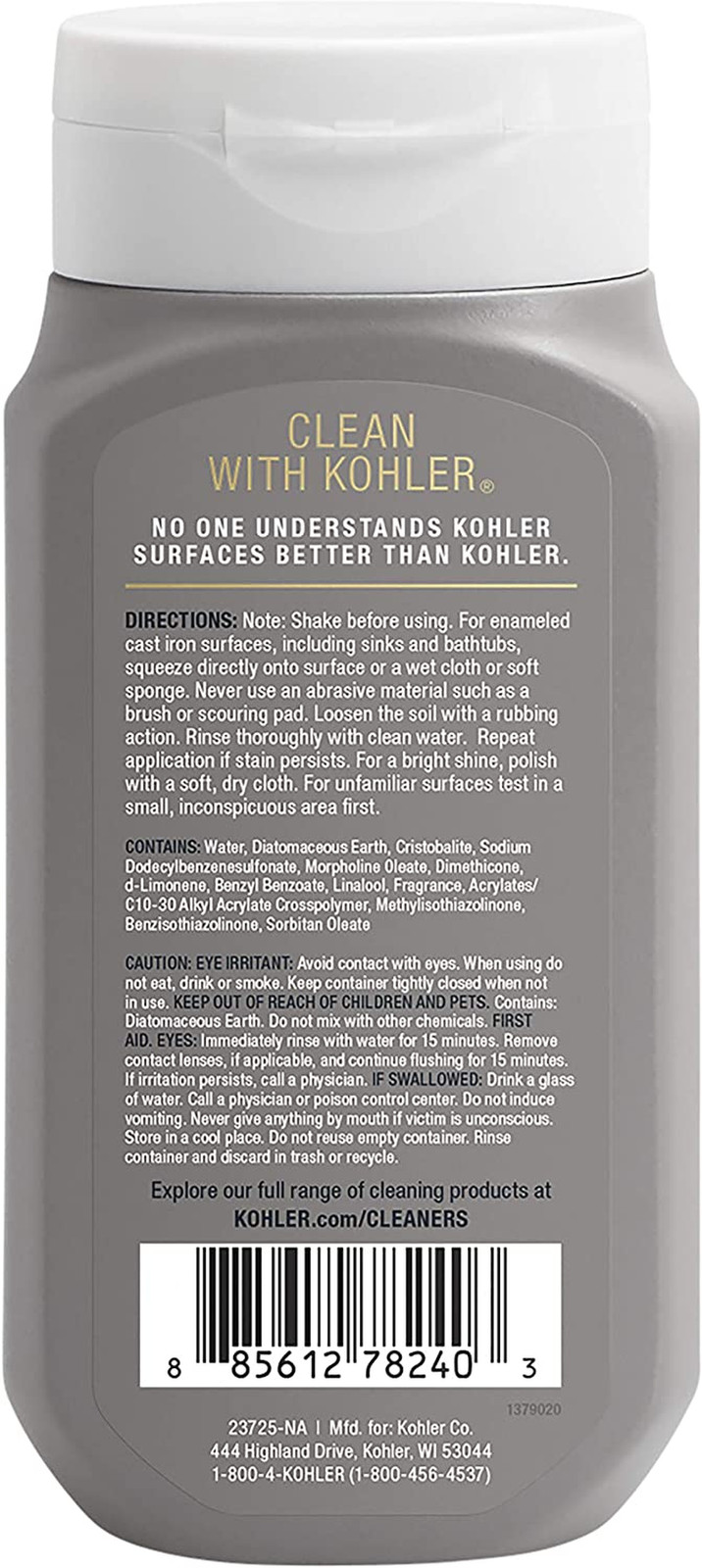 K-23725-NA Cast Iron Cleaner, for Kitchen and Bathroom, 8 Oz Bottle