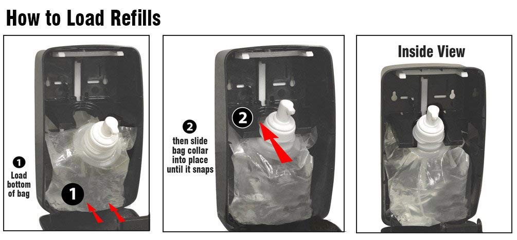 Health Guard? Foaming Luxury Hand Soap refills, for Kutol wall mount dispenser