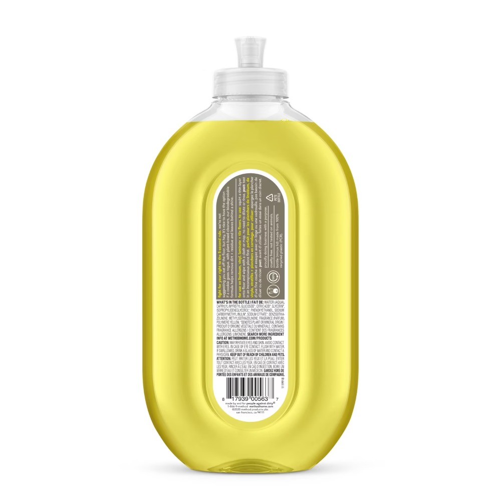 Method Squirt + Mop Hard Floor Cleaner, Lemon Ginger, 25 fl oz
