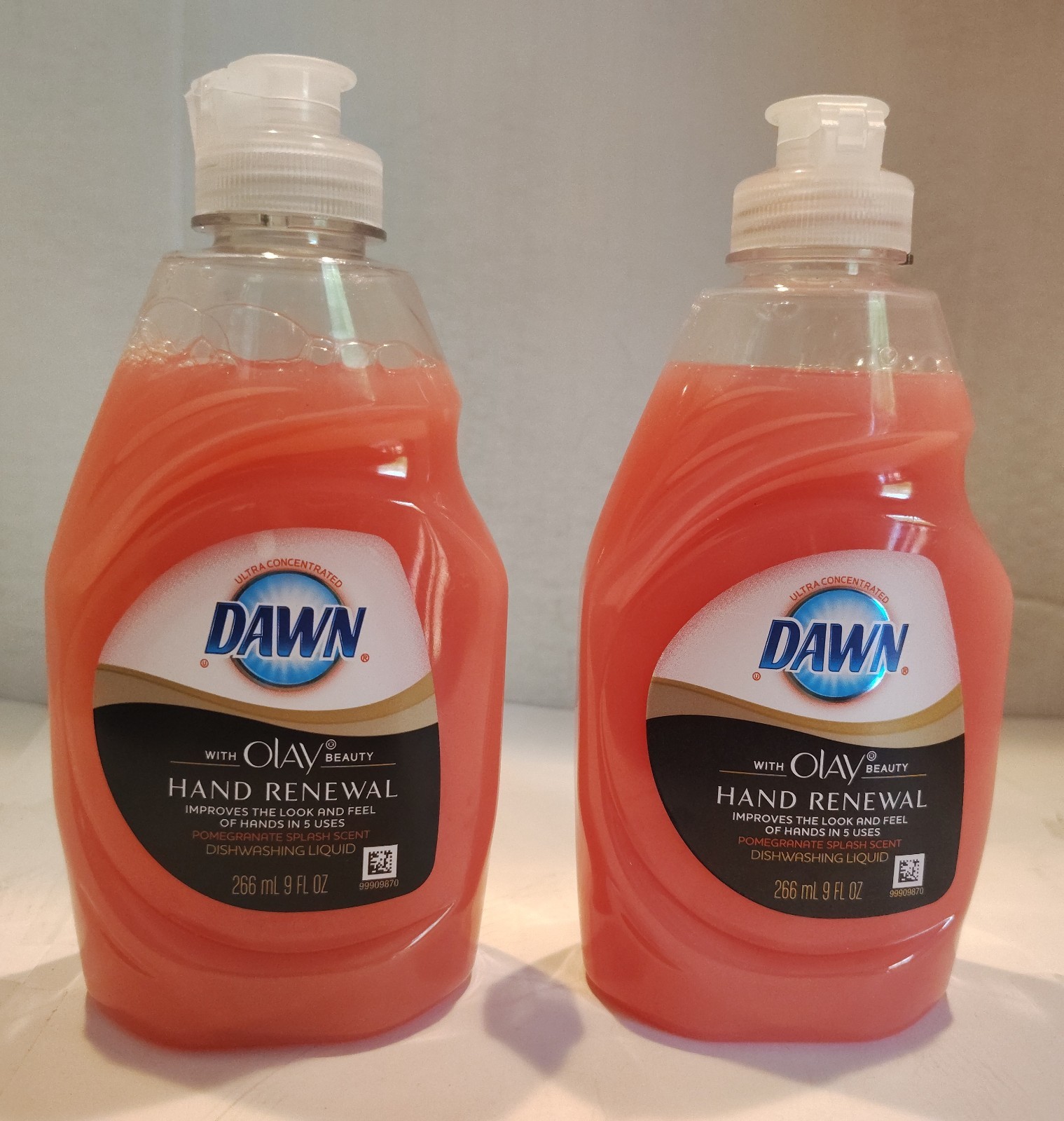 2 Dawn Dishwashing Liquid Olay Beauty Hand Renewal Pomegranate Splash [9 fl oz]