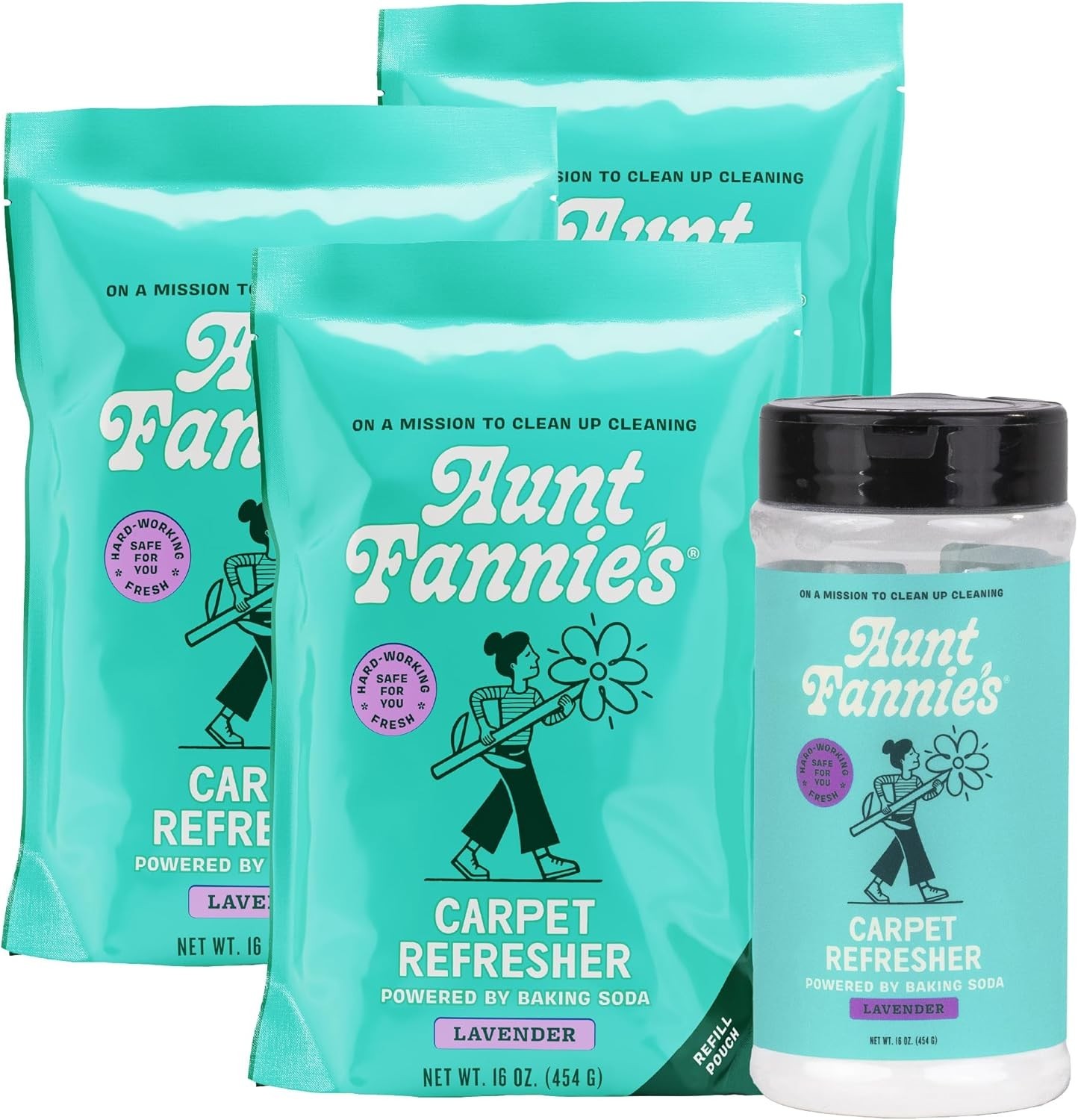 Carpet Refresher & Deodorizer Powder Multi-Purpose Carpet Rug & Upholstery Odor
