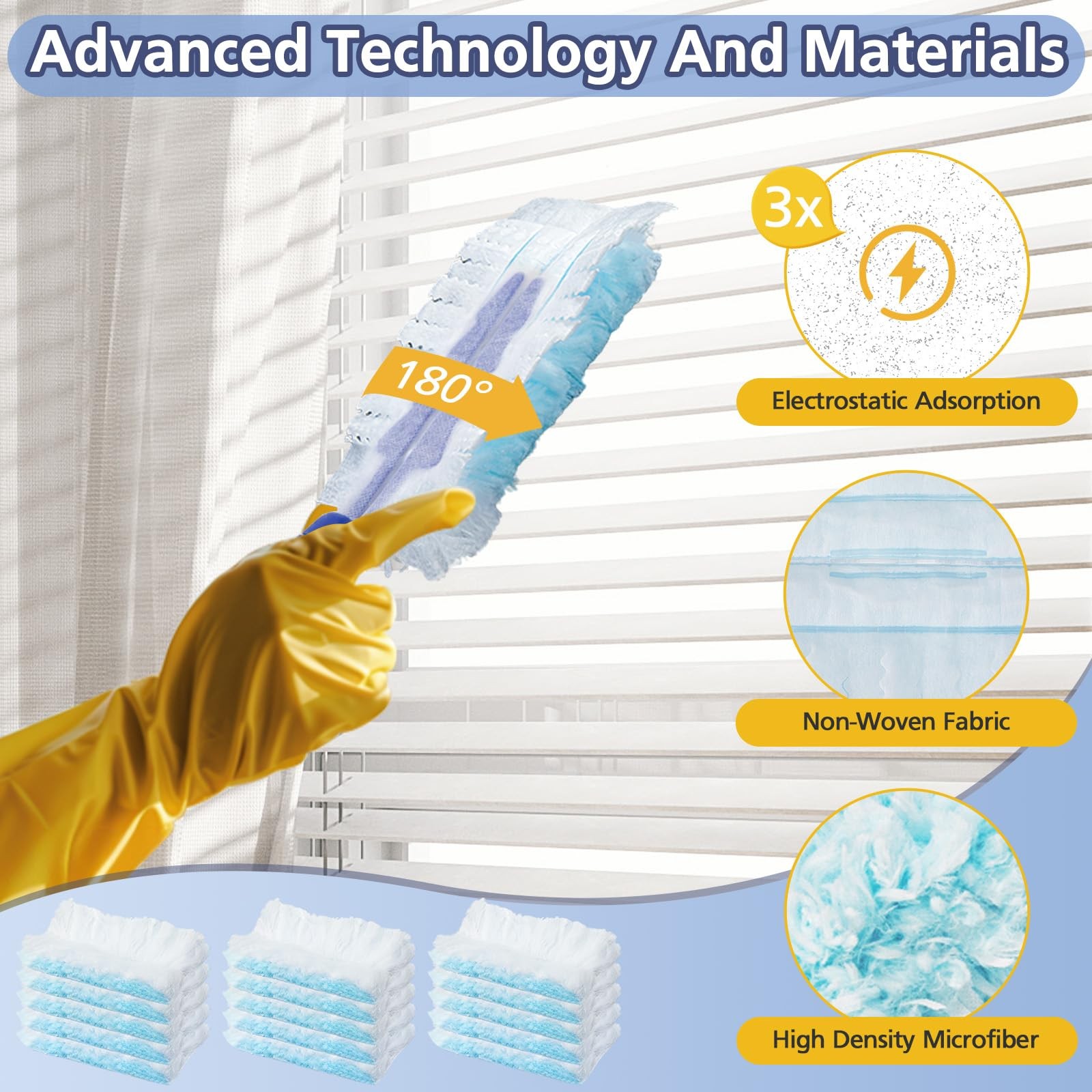 Duster Refills for Swiffer Dusters, 35 Count Disposable Duster Refill Heavy D…