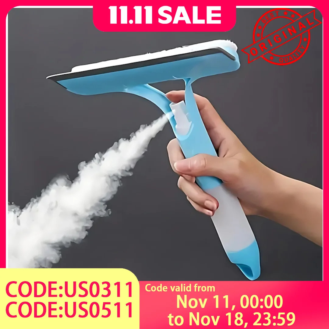 1-Pack 3-in-1 Blue Window Cleaner – Holiday Streak-Free Glass Cleaning Kit
