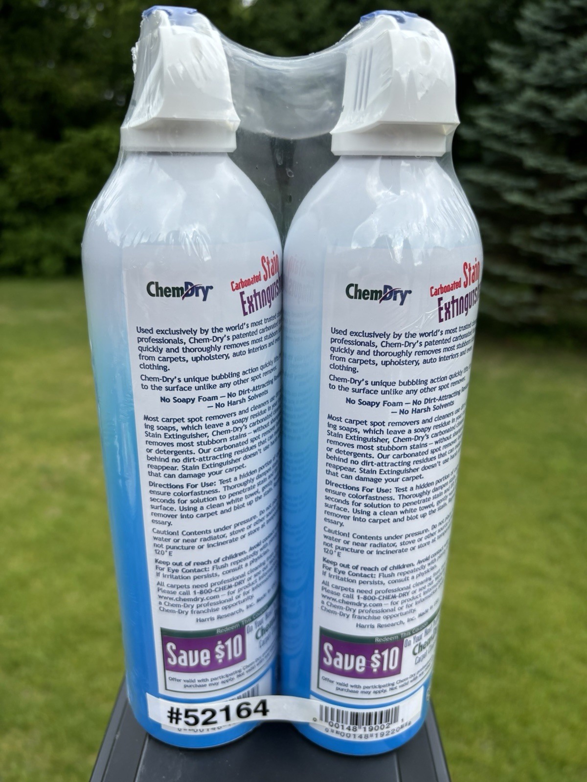 Sealed Lot of 2 Chem-Dry Stain Extinguisher Carpet Stain Remover Cleaner