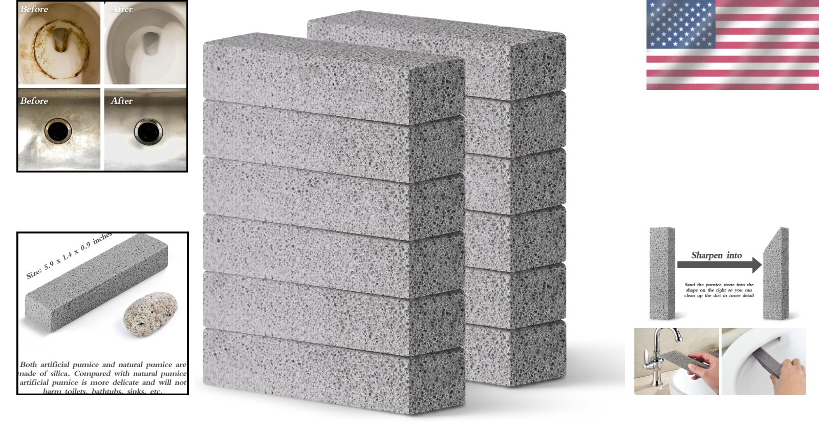 12 Eco-Friendly Pumice Stones: Ultimate Solution for Toilet and Kitchen Cleaning