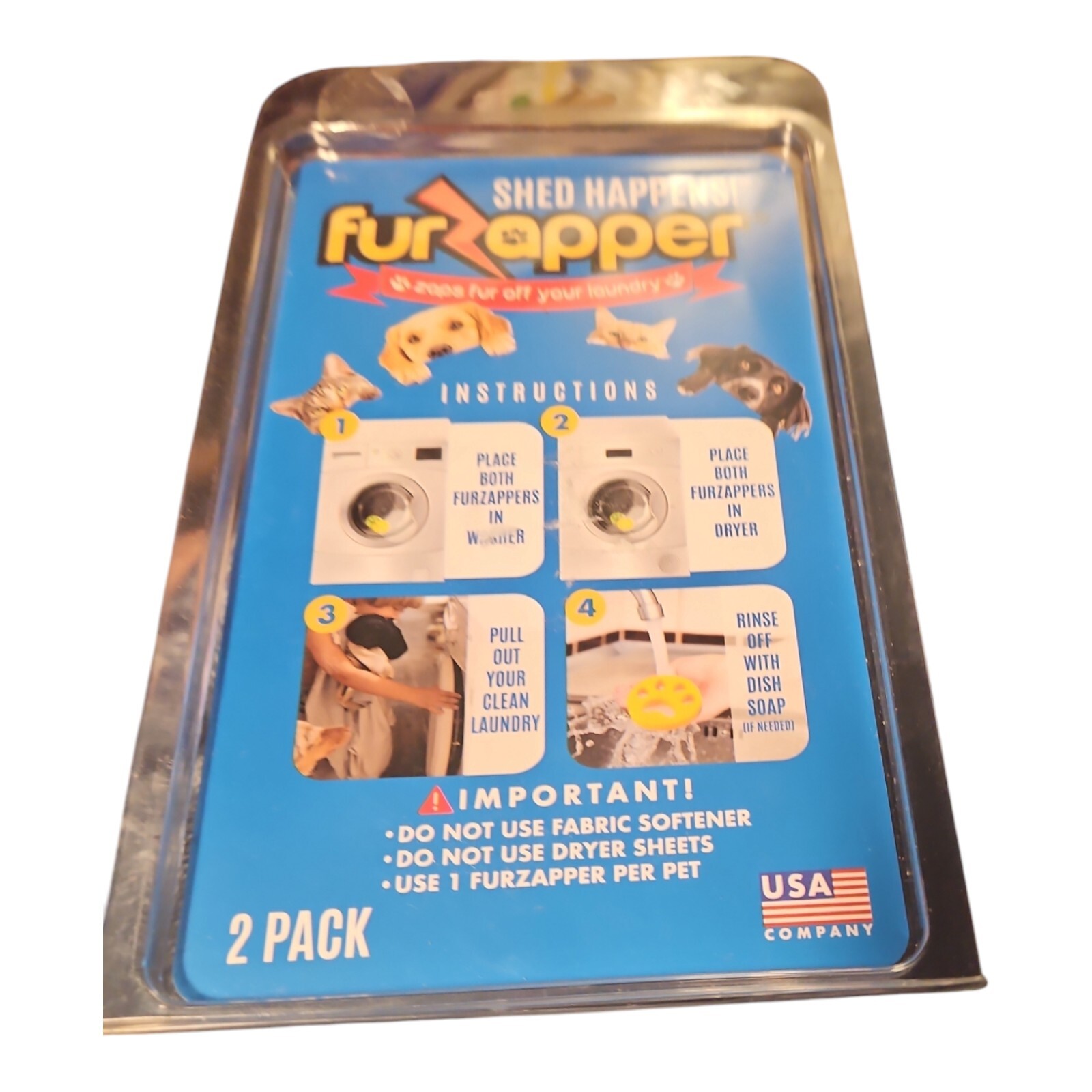 Fur zapper 2 Pack-pet Hair Remover