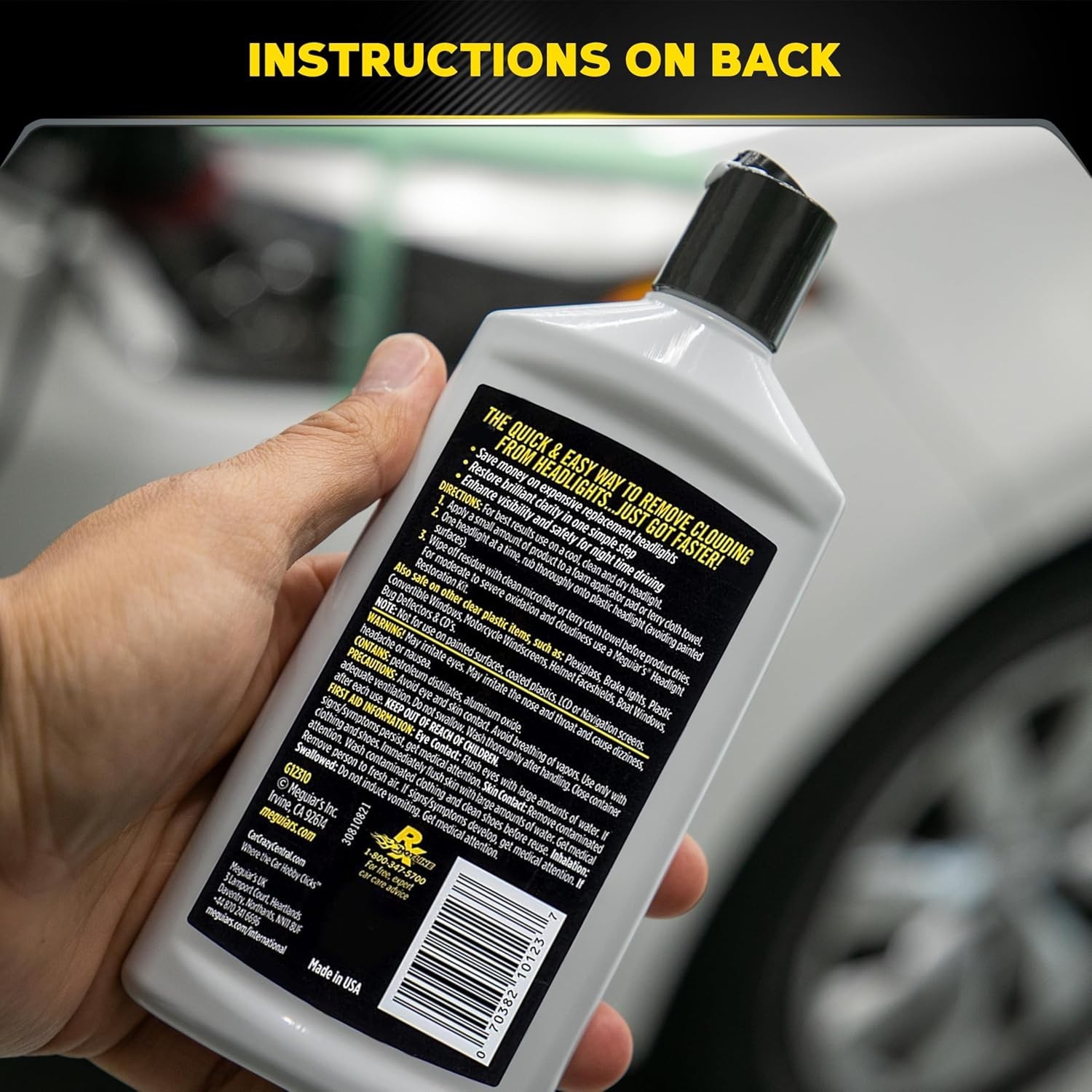 PlastX Clear Plastic Polish, Fast & Easy Clear Plastic Restorer for Headlight…