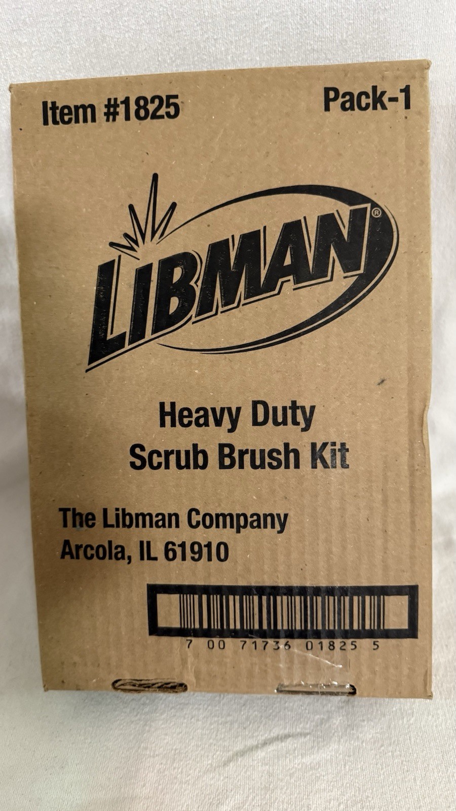 Libman Heavy Duty Scrub Brush Kit | Cleaning Brushes for Household Use #1825